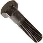 Medium Strength Fine Thread Grade-5 Steel Hex Cap Screw, Plain