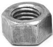 Low-Strength Steel Coarse Thread Hex Nuts, Plain