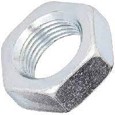 Low-Strength Fine Thread Steel Hex Jam Nuts, Zinc