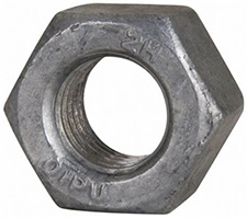 High Strength Heavy 2H Nuts, Galvanized