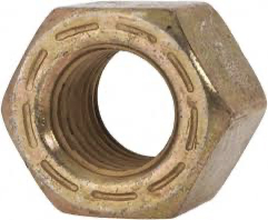 High Strength Coarse Thread Grade-9 Steel Hex Nuts, Yellow Zinc