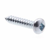 Pan Head Square Drive Tapping Screw, Zinc