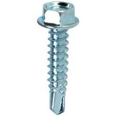 Hex Washer Head Teks (Drill Point) Zinc