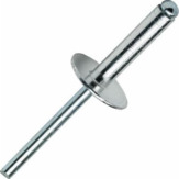 Blind Rivets Large Flange Steel, Zinc / Steel, Zinc Mandrel