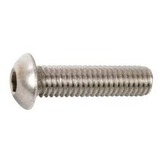 Button Head Socket Head Cap Screws, 18-8 Stainless Steel (Coarse Thread)