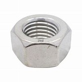 Finished Hex Nuts, 316 Stainless Steel