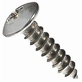 Truss Head Phillips Sheet Metal Screw, 18-8 Stainless Steel