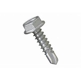 Hex Washer Head Teks, 410 Stainless Steel