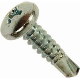Pan Head Phillips Teks, 410 Stainless Steel