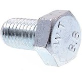Metric 8.8 Hex Cap Screw, Zinc (Fine Thread)