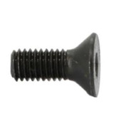 Metric Flat Head Socket Cap Screws, Black Oxide (Coarse Thread)