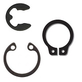 E-Clips, External Retaining Rings, Internal Retaining Rings